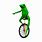Frog On a Unicycle