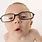 Funny Baby with Glasses