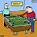Funny Billiards Cartoon