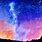 Galaxy Background Painting