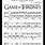 Game of Thrones Sheet Music