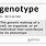 Genotype Biology