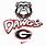 Georgia Bulldogs Football Logo Girl