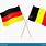 German and Belgium Flag