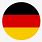 Germany Flag in Circle