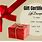 Gift Certificate Design Your Own