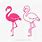 Girly Flamingo SVG