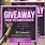 Giveaway Flyer Templates Free