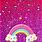 Glitter Girly Rainbow Wallpaper