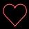 Glowing Red Heart