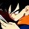 Goku Looking at Phone Meme