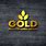Gold 3D Logo