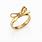 Gold Bow Ring