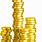 Gold Coin Stack PNG