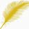 Gold Feather Clip Art