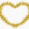 Gold Heart Transparent