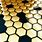 Gold Hexagon Wallpaper