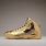 Gold Jordan Sneakers