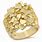 Gold Nugget Men's Ring