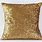 Gold Sequin Pillow