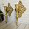 Gold Wall Candle Holders