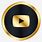 Gold YouTube Icon