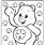 Good Luck Bear Coloring Page