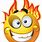 Goofy Fire Emoji