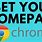 Google Chrome Homepage to Go