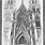 Gothic Cathedral Drawing