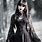 Gothic Girl in Dress