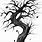Gothic Tree Drawing