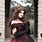 Gothic Wedding Dresses Black and Red