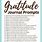 Gratitude Writing Prompts