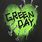 Green Day Logo Heart