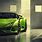 Green Lamborghini Huracan EVO Spyder