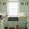 Green Painted Kitchen Cabinets Color