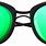 Green Sunglasses PNG