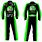 Green and Purple Racing Suits