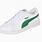 Green and White Puma Sneakers