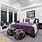 Grey and Purple Bedroom