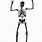 Halloween Scary Skeleton Cartoon