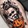 Halloween Theme Tattoos