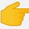 Hand Pointing Left Emoji