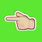 Hand. Emoji Greenscreen