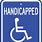 Handicapped Parking Sign to Print