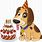 Happy Birthday Dog Clip Art
