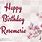 Happy Birthday Rosemarie