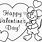 Happy Valentine's Day Clip Art Black and White
