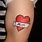 Heart Tattoo On Arm